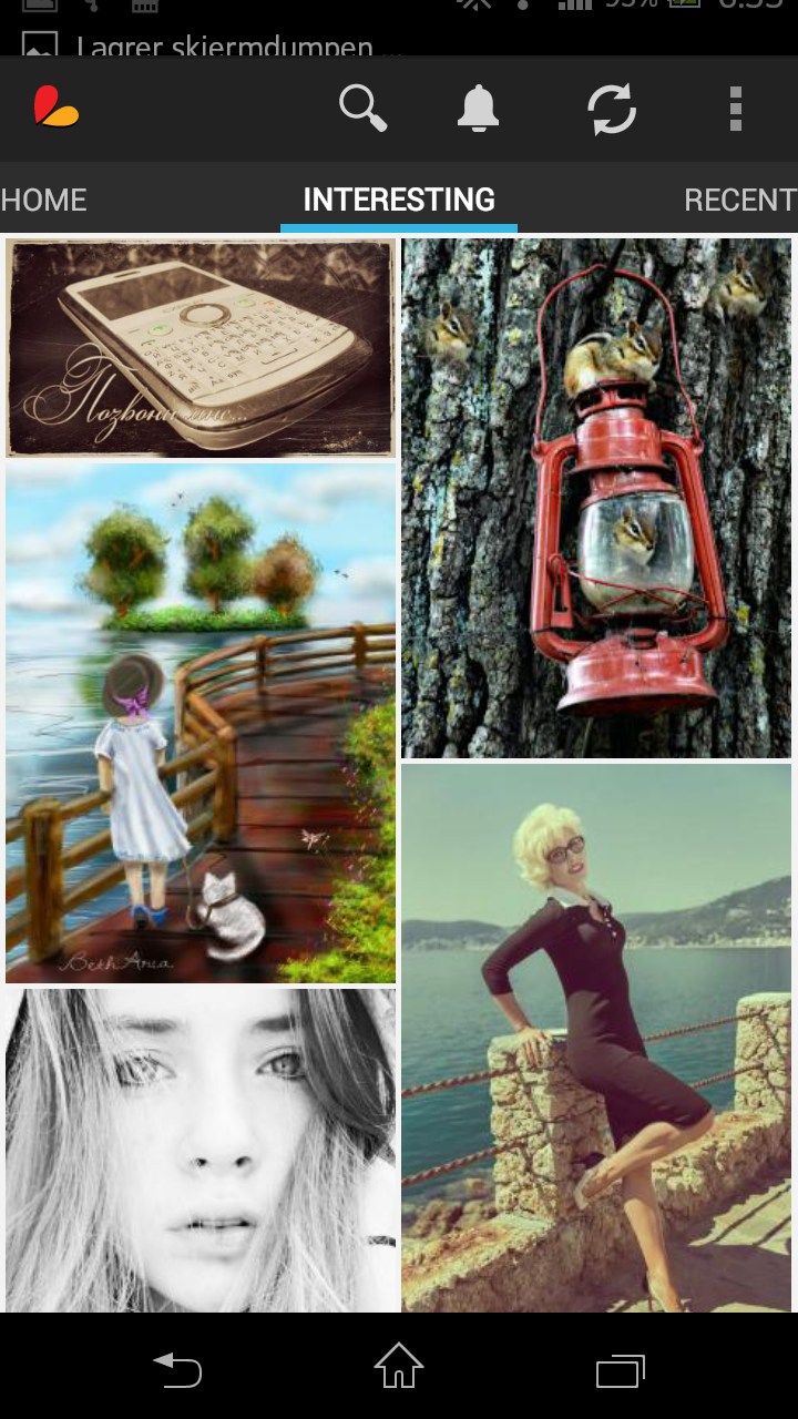 Bilde laget med picsart, en telefon, Lampe, Jente og en katt, to potret bilder av jenter